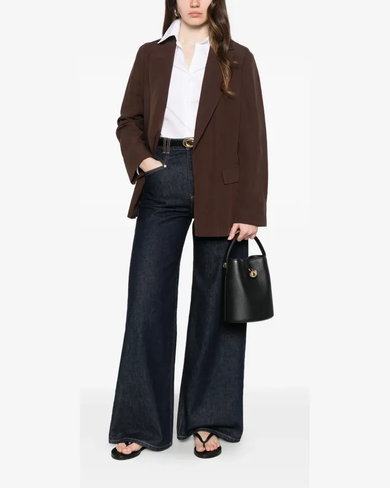 Pennyblack flap-pocket blazer - Braun Braun