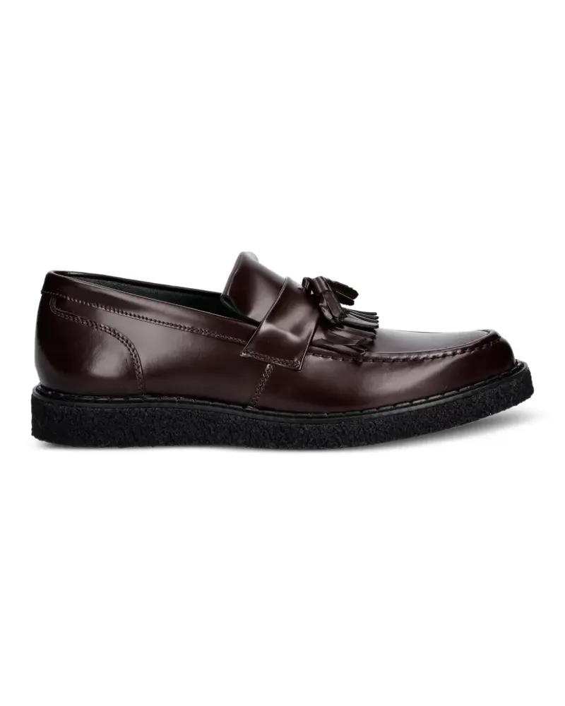 Fred Perry tassel-detail leather loafers - Rot Rot