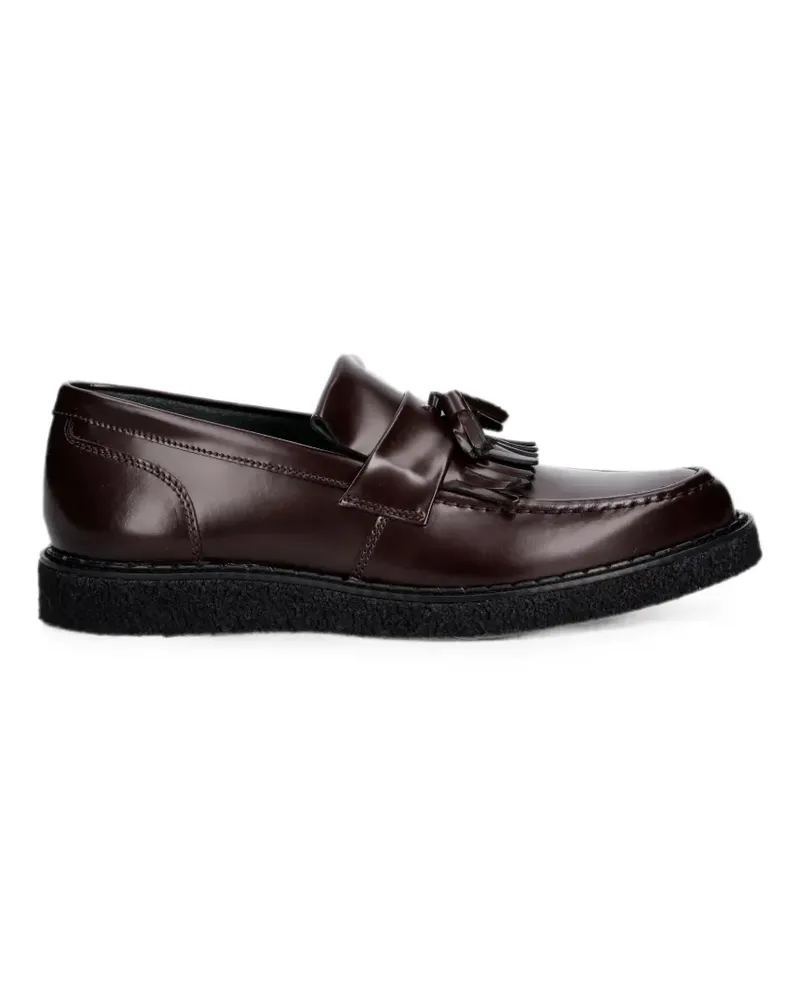 Fred Perry tassel-detail leather loafers - Rot Rot