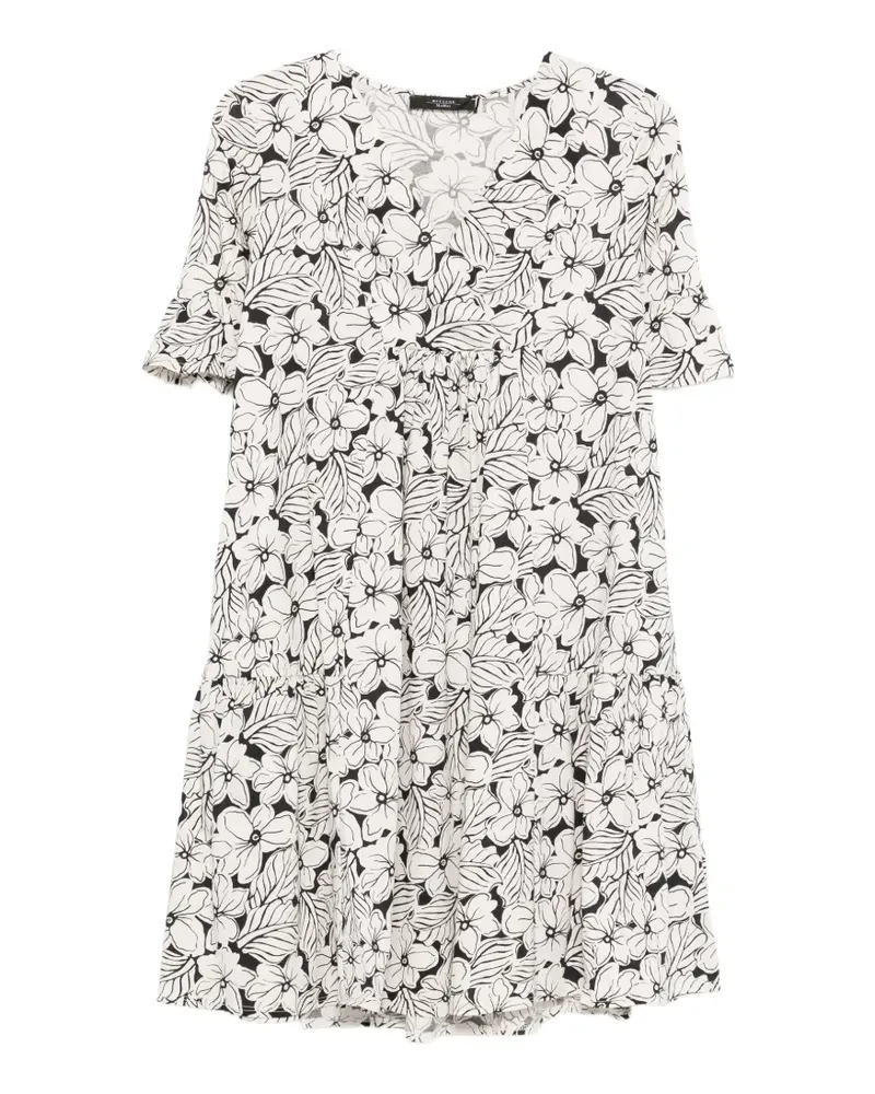 Max Mara Wkdfuoco floral-print mini dress - Weiß Weiß
