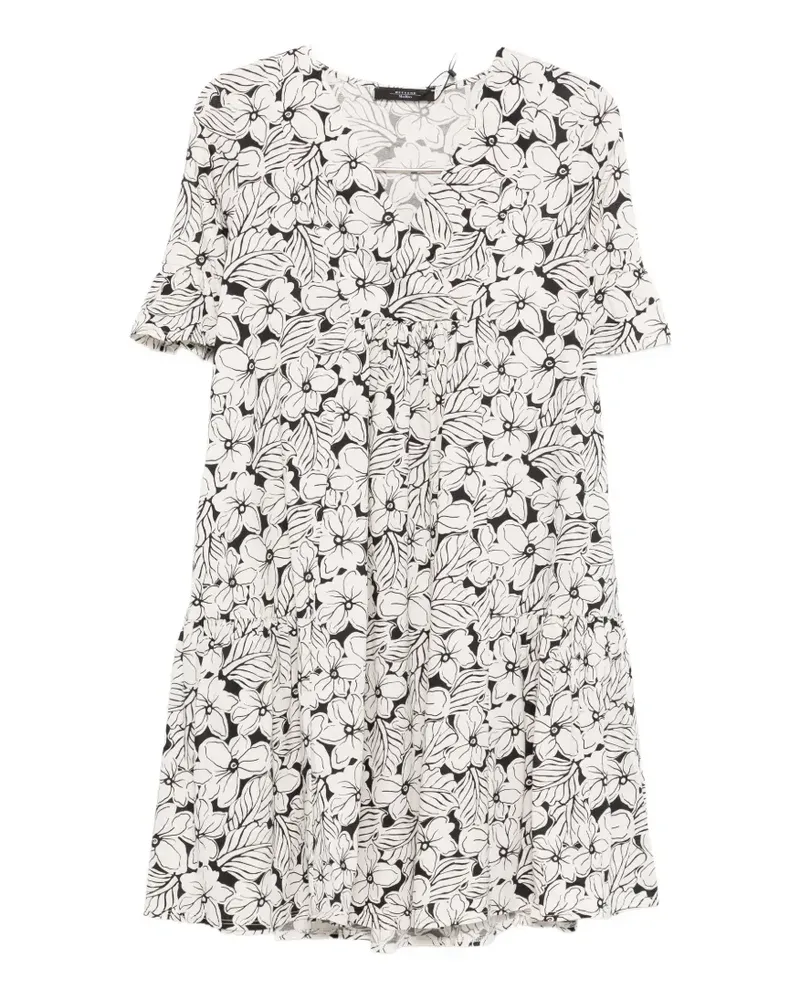Max Mara Wkdfuoco floral-print mini dress - Weiß Weiß