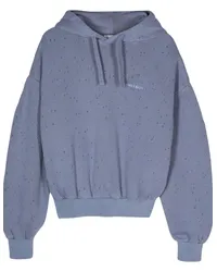 HALFBOY Hoodie mit Logo-Print Blau