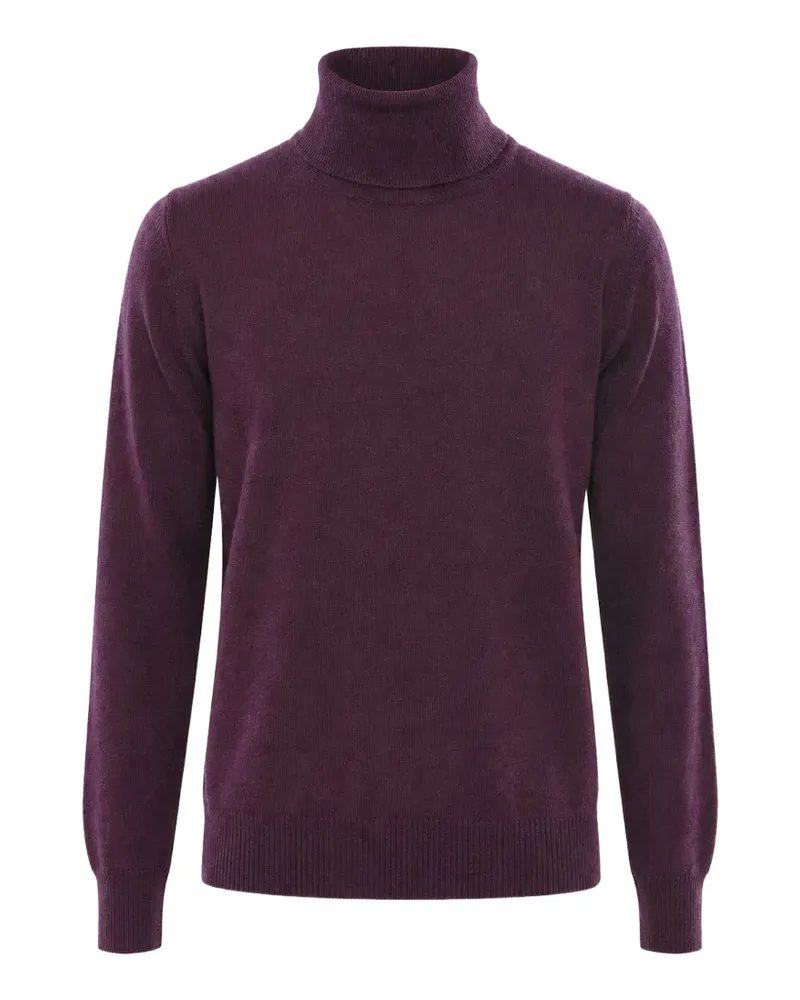 Malo turtleneck cashmere sweater - Violett Violett