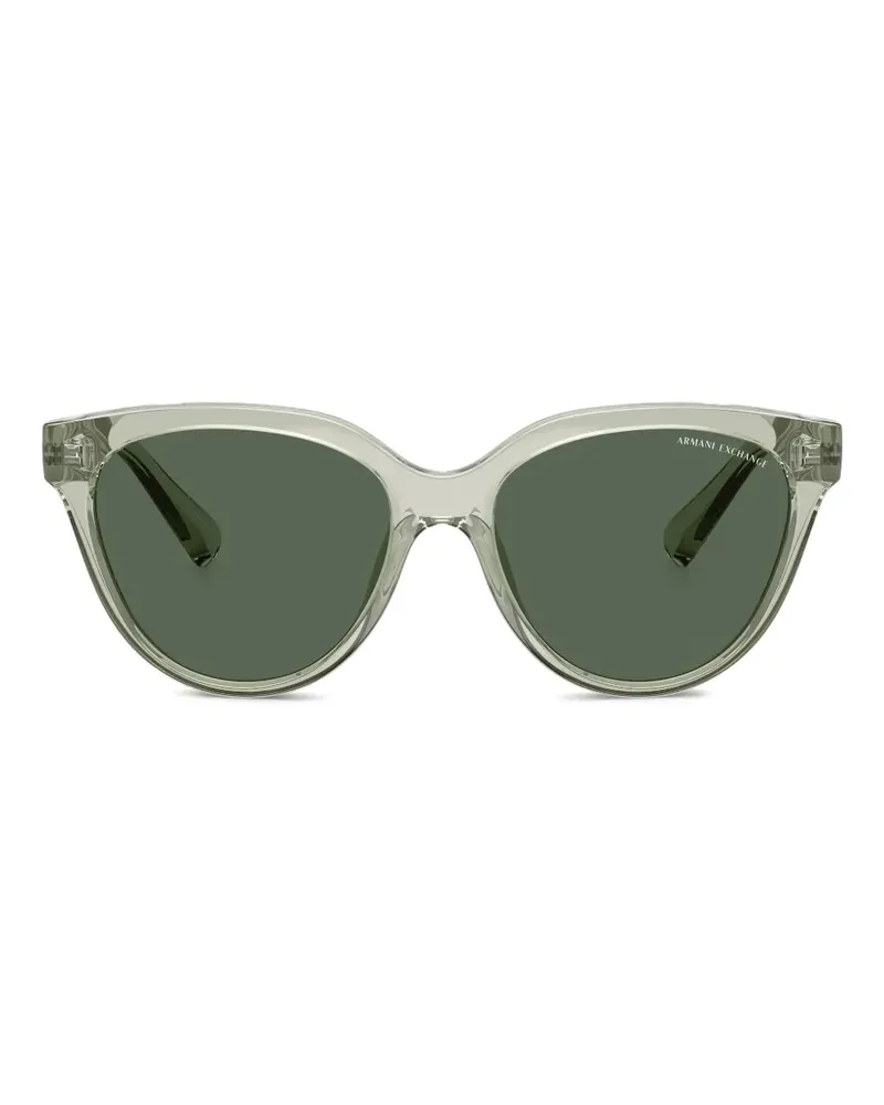 Armani Exchange Klassische Cat-Eye-Sonnenbrille - Grün Grün