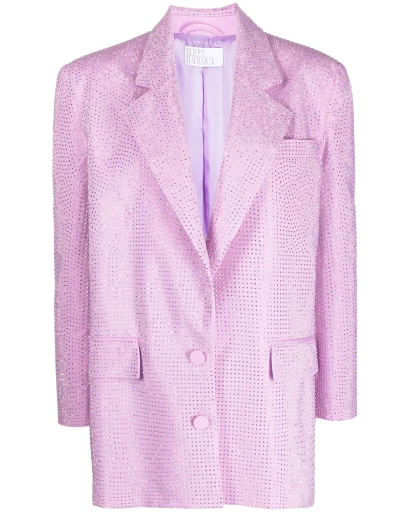 Giuseppe di Morabito Blazer mit Kristallen - Rosa Rosa