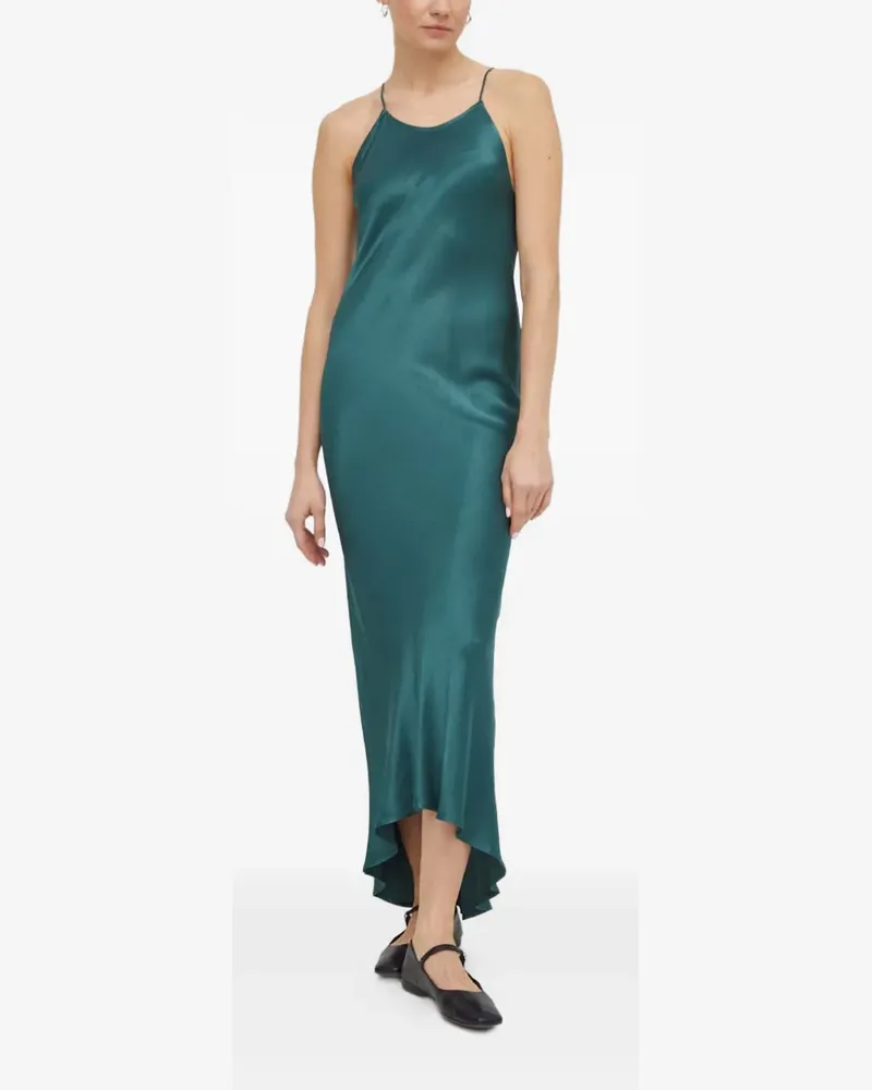 Day Birger et Mikkelsen Neoma Midikleid mit Spaghettiträgern - Grün Grün