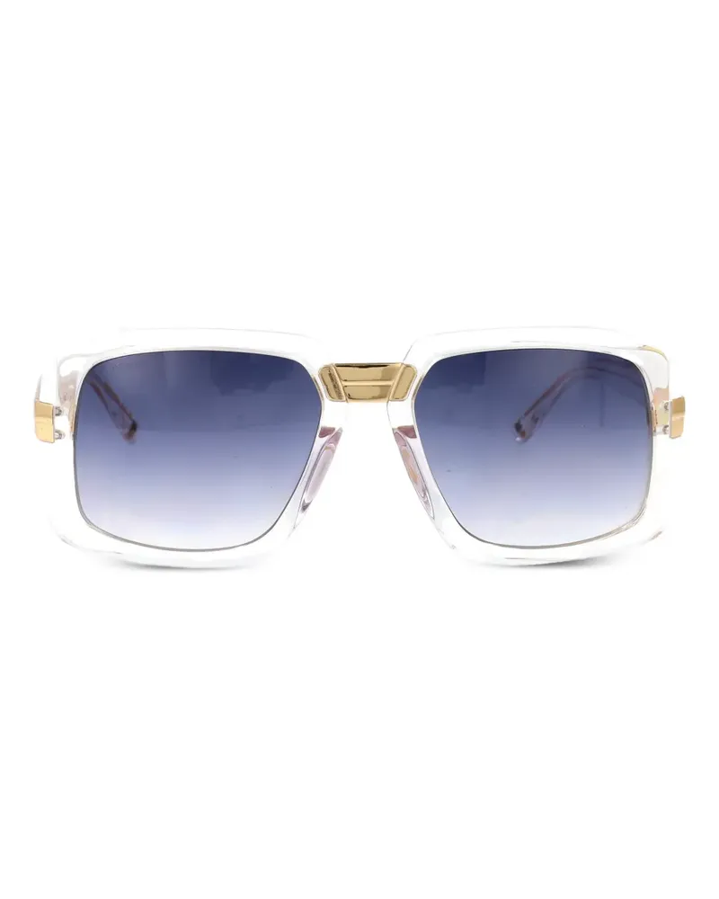 Dsquared2 gold-tone rectangle sunglasses - Weiß Weiß
