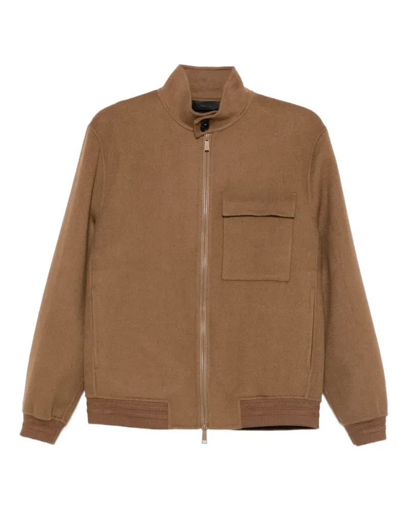 Paltò zip-up high-neck jacket - Braun Braun