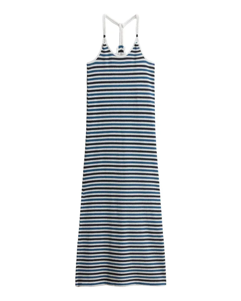 Woolrich Gestreiftes Kleid - Blau Blau