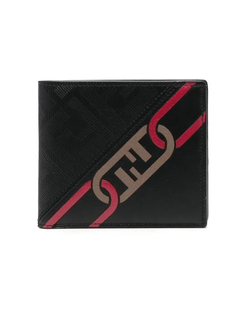 Fendi Portemonnaie mit Logo-Print - Schwarz Schwarz