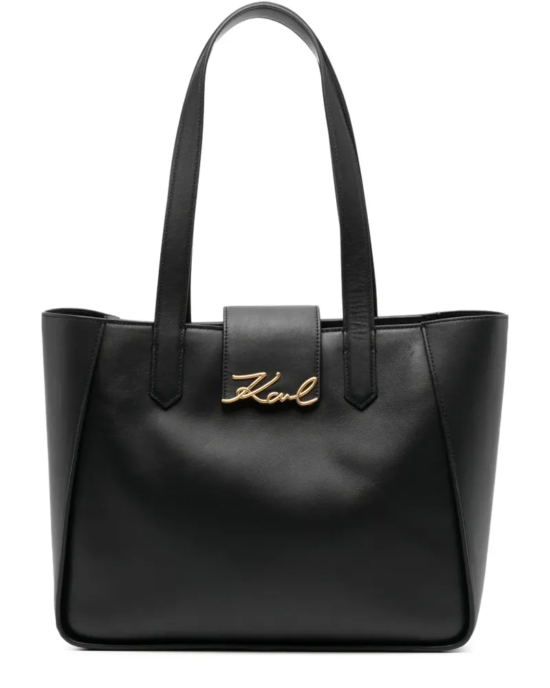 Karl Lagerfeld Klassische Tote Bag - Schwarz Schwarz