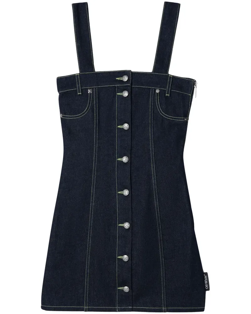OFF-WHITE Jeanskleid mit Corsage - Blau Blau
