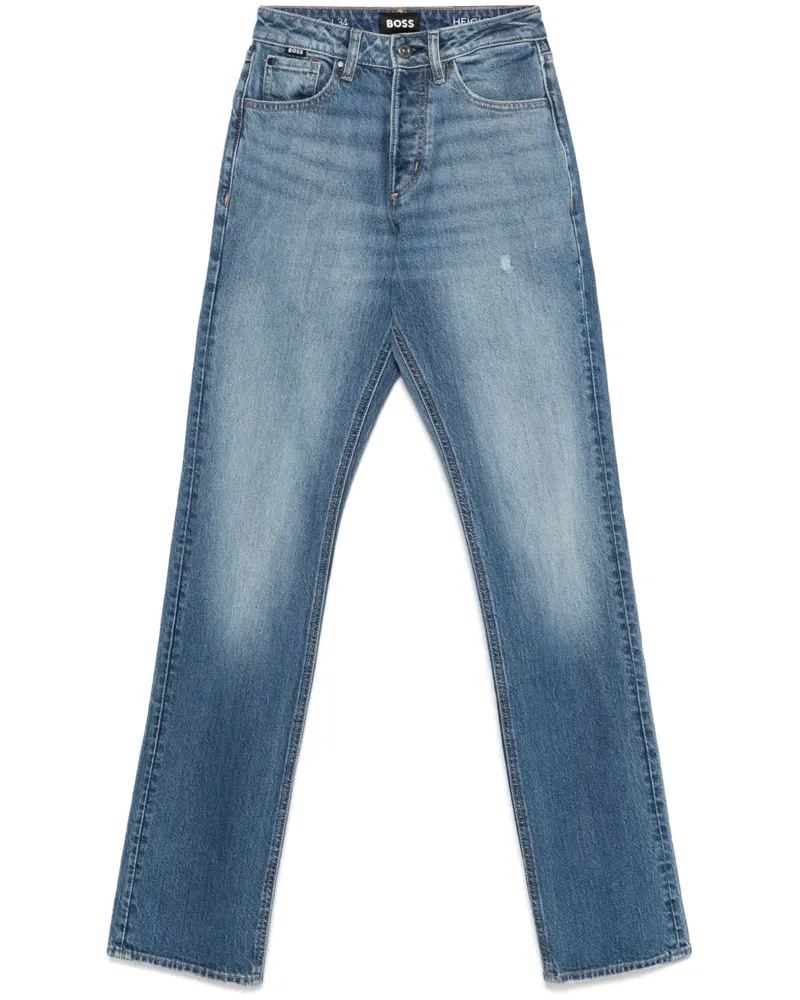 HUGO BOSS Jeans mit geradem Bein - Blau Blau