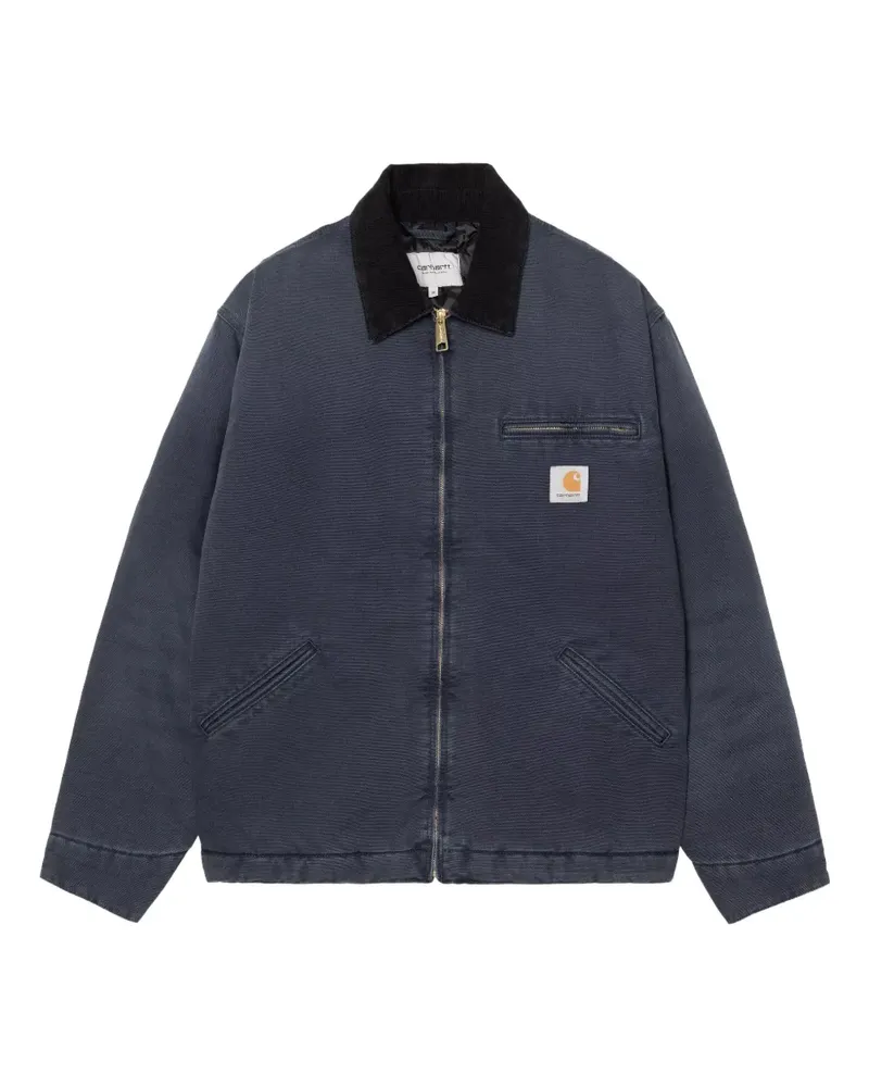 Carhartt WIP Gesteppte Jacke mit Cordkragen - Blau Blau