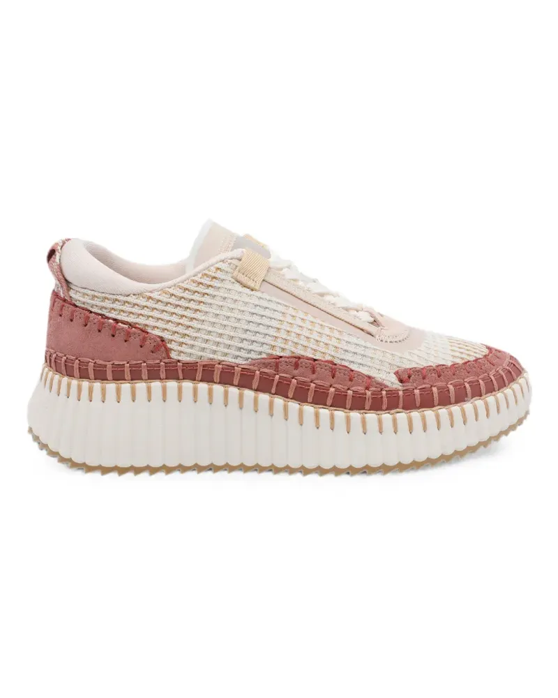 Chloé Nama platform sneakers - Nude Nude
