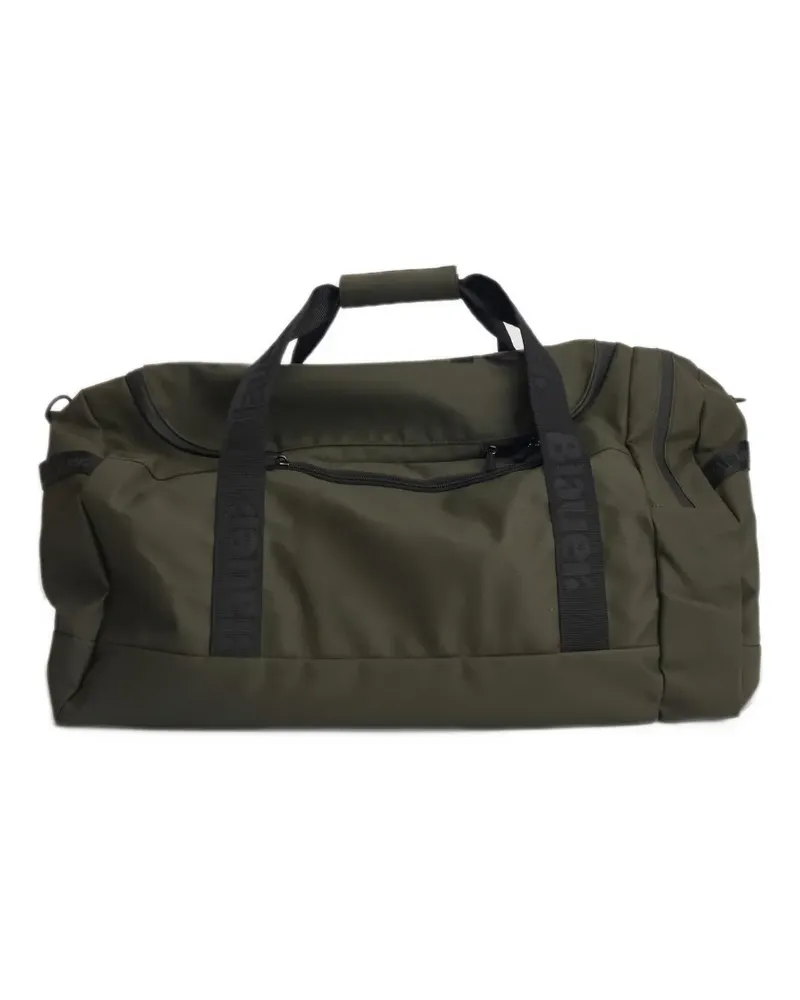 Blauer Weekend logo-print holdall - Grün Grün