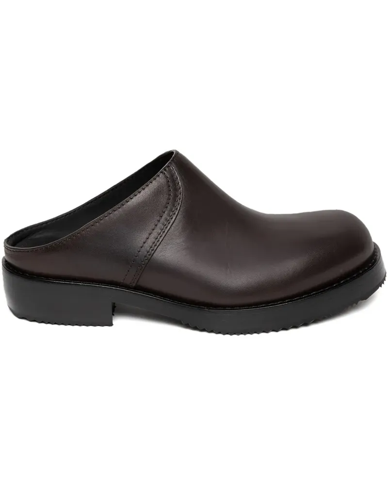 Dries van Noten Clogs aus Leder - Braun Braun