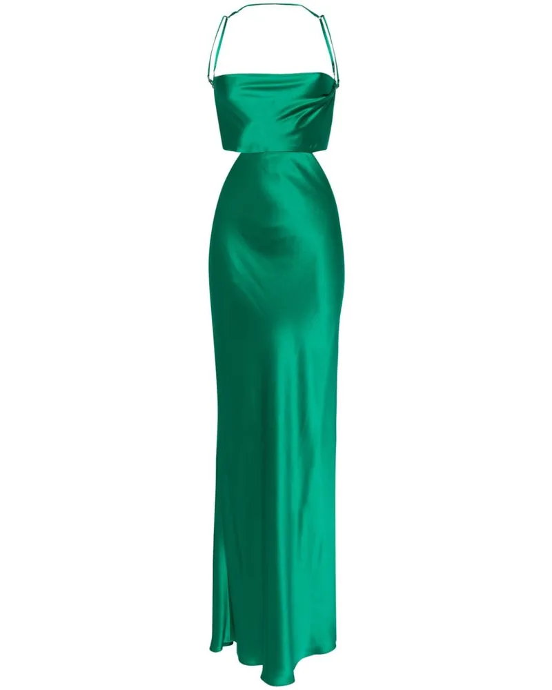 mason by michelle mason Maxikleid aus Seide - Grün Grün