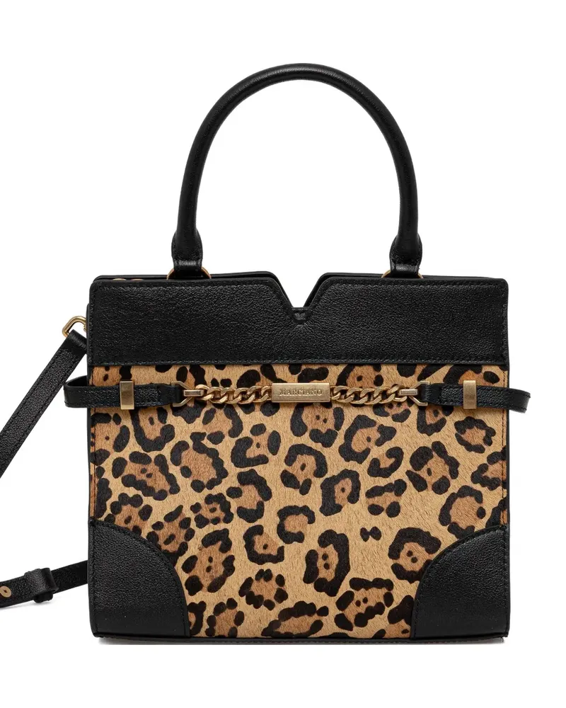 MARCIANO Los Angeles leopard-print tote bag - Schwarz Schwarz