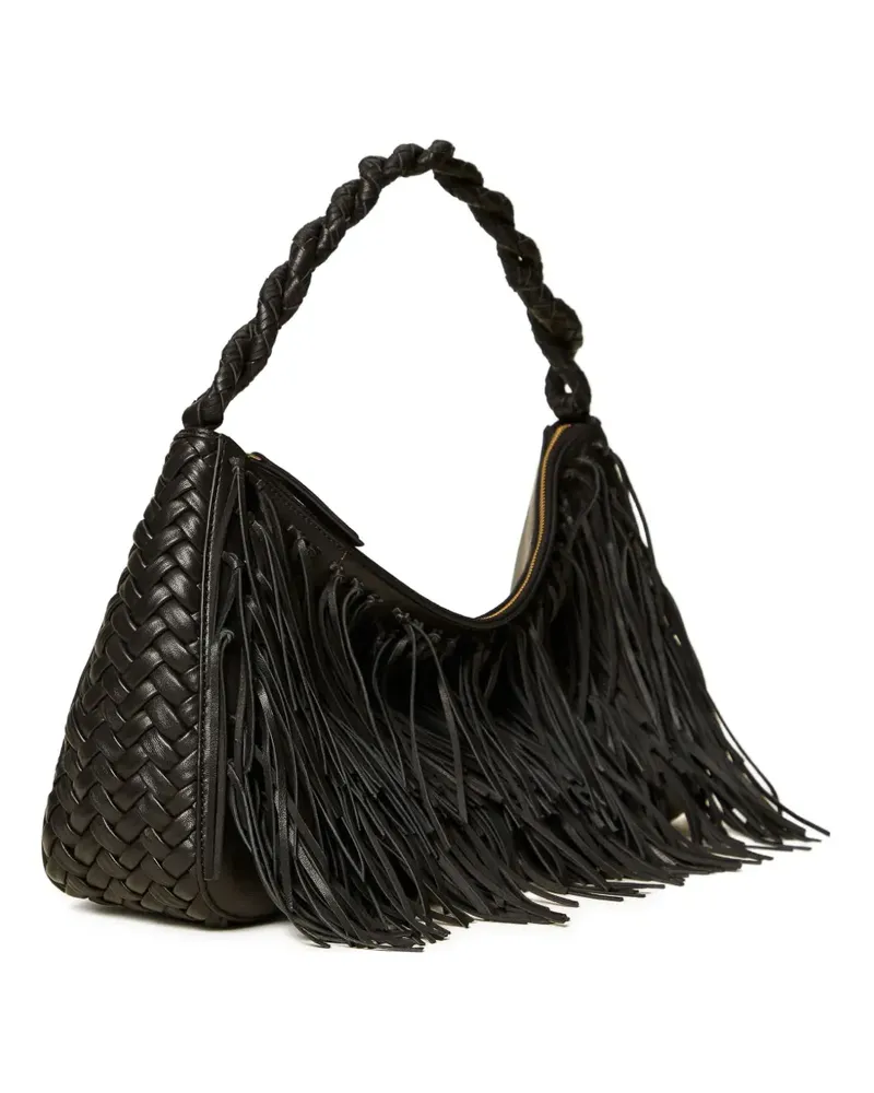 Twin-Set Mittelgroße Liliane Schultertasche - Schwarz Schwarz