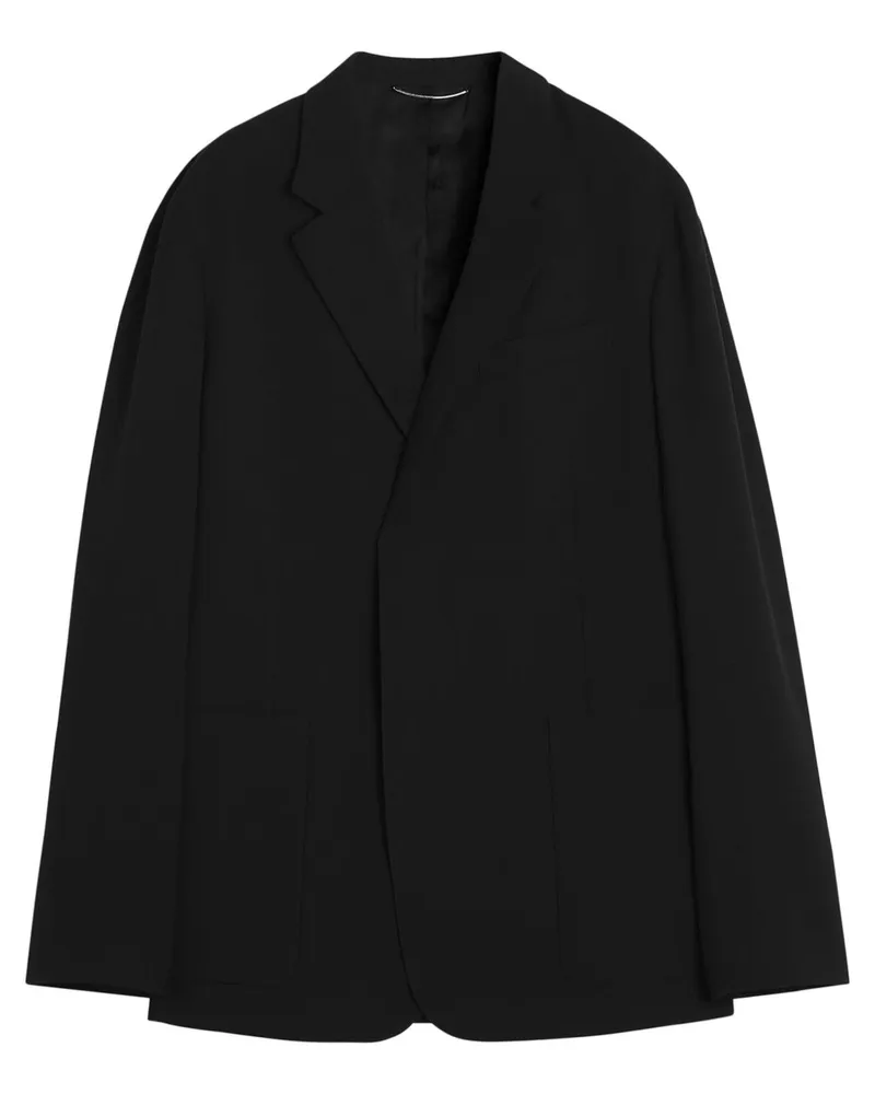 Lanvin Klassisches Sakko - Schwarz Schwarz