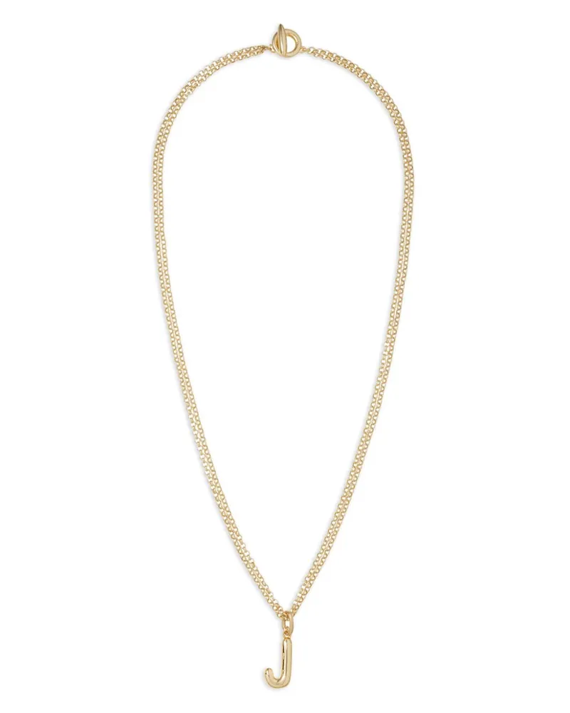 Roxanne Assoulin The Puffy Initial Halskette - Gold Gold