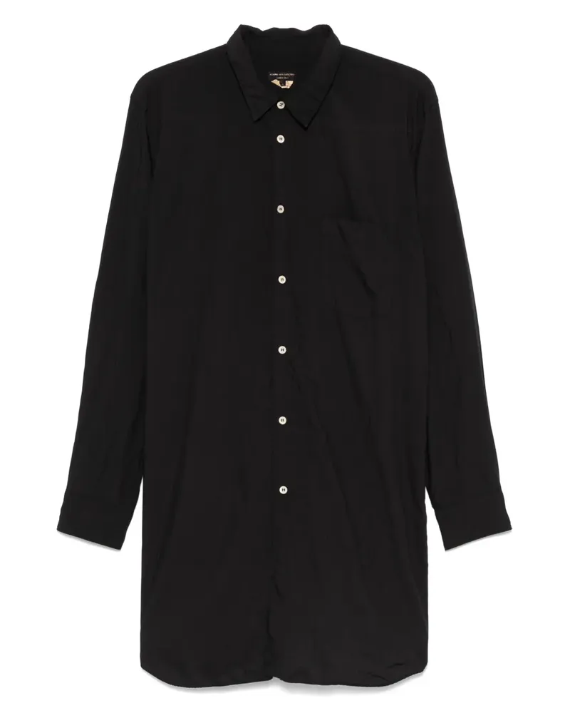 Comme des Garçons Klassisches Hemd - Schwarz Schwarz
