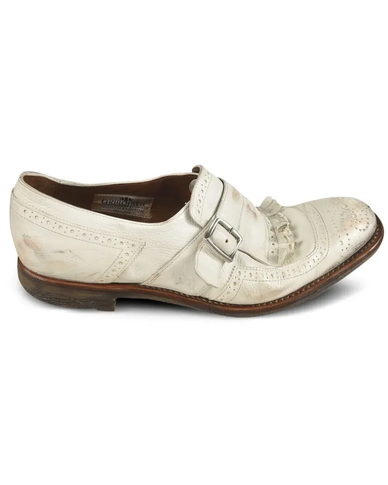 Church's Monk-Schuhe mit Zierlasche - Weiß Weiß