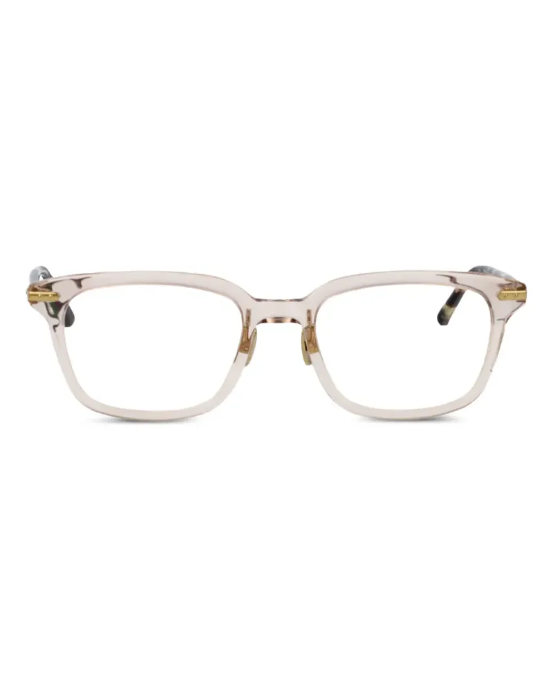 Linda Farrow Diller Brille mit eckigem Gestell - Nude Nude