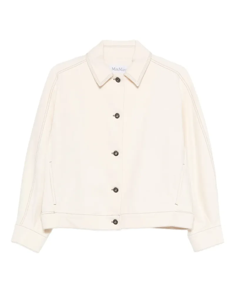 Max Mara Nettare denim jacket - Nude Nude