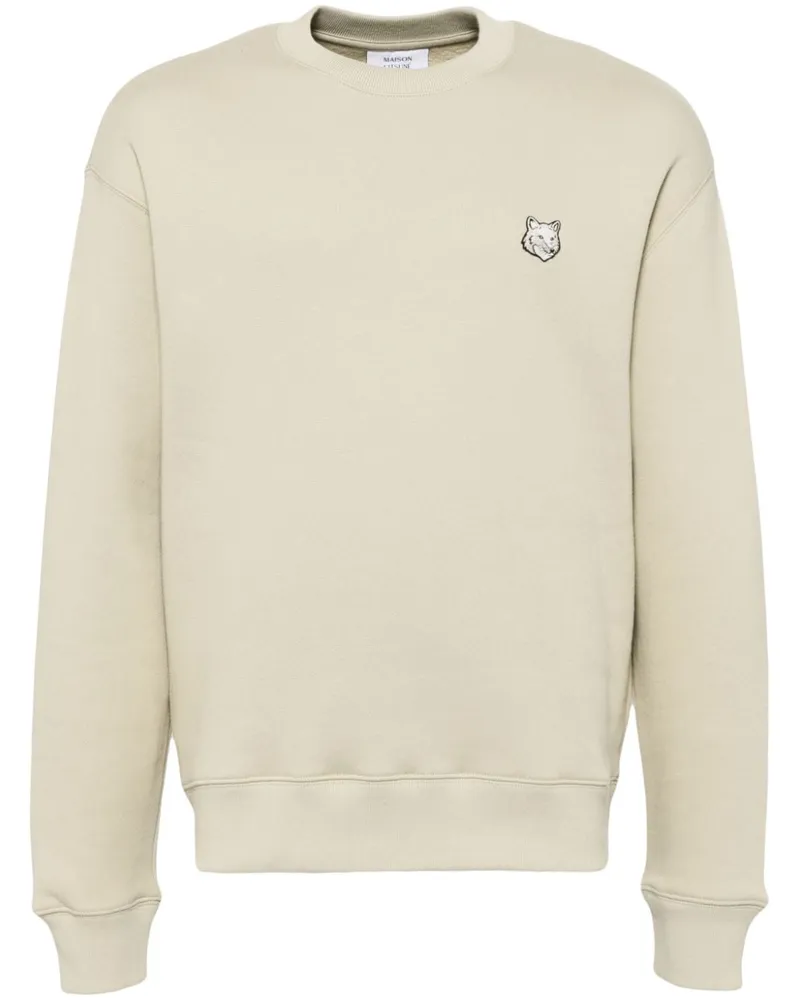 Kitsuné Fox Head Sweatshirt - Nude Nude