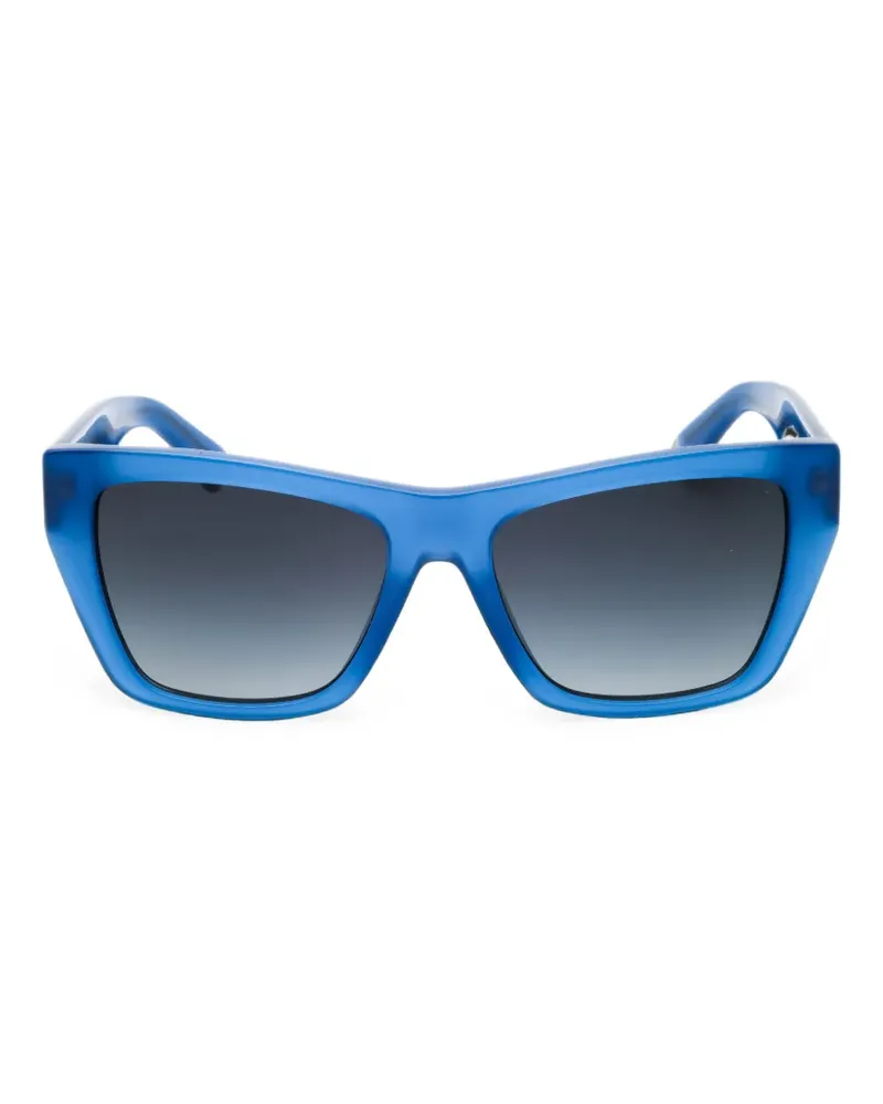 Moschino Sonnenbrille mit eckigem Gestell - Blau Blau