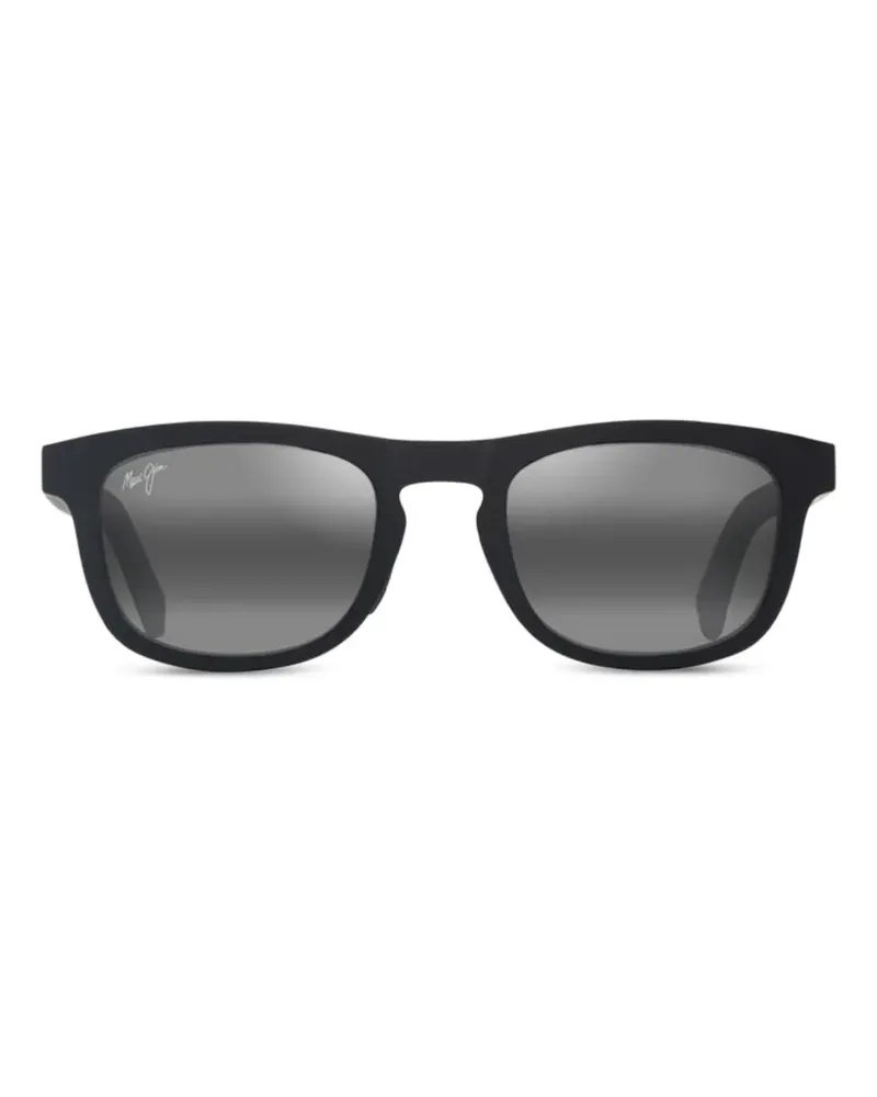 Maui Jim Aliali Sonnenbrille mit eckigem Gestell - Schwarz Schwarz