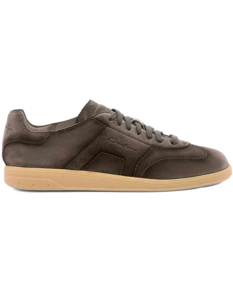 Santoni Sneakers aus Wildleder - Braun Braun