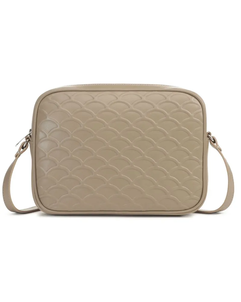 Sergio Rossi Mermaid Schultertasche - Nude Nude