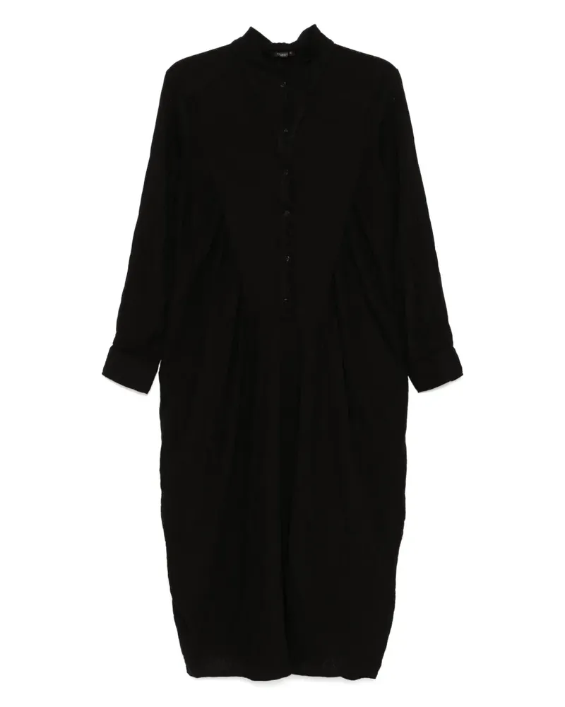 TRANSIT Ausgestelltes Kleid - Schwarz Schwarz