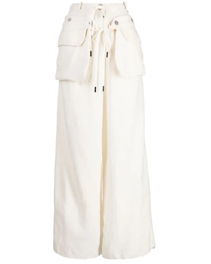Masnada Hose mit abnehmbarem Gürtel - Nude Nude