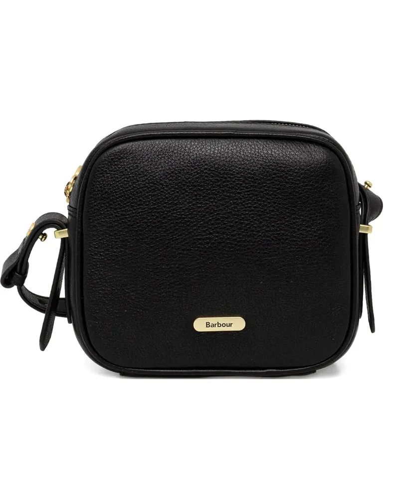 Barbour Daphne leather crossbody bag - Schwarz Schwarz