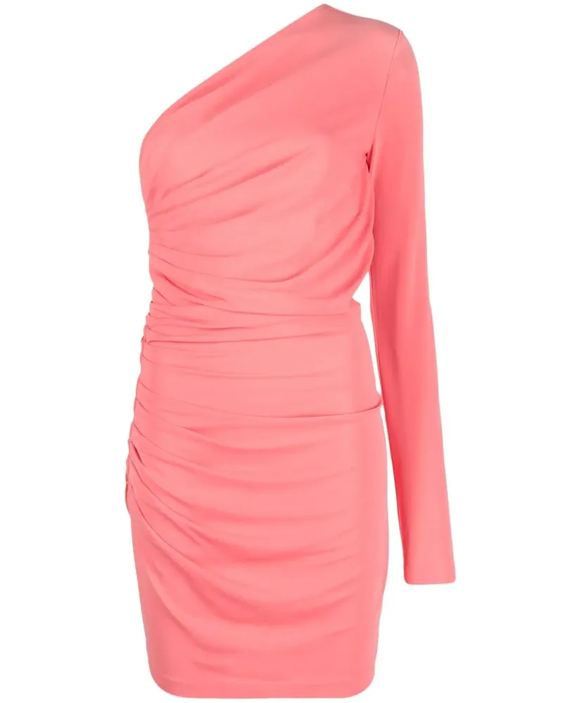 Dsquared2 Gerafftes One-Shoulder-Kleid - Rosa Rosa
