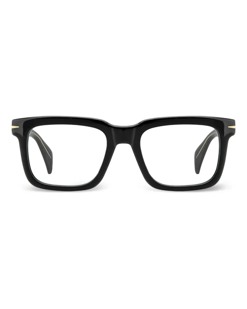 EYEWEAR by DAVID BECKHAM Brille mit eckigem Gestell - Schwarz Schwarz