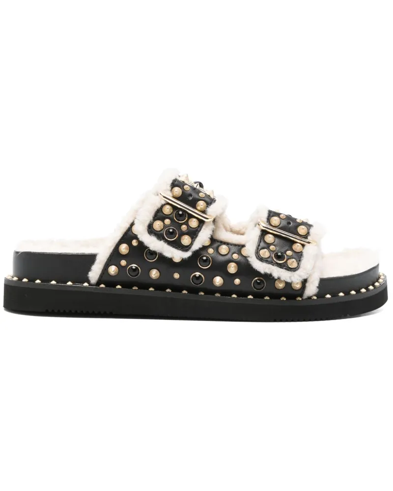 ash Utah Bis Sandalen - Schwarz Schwarz