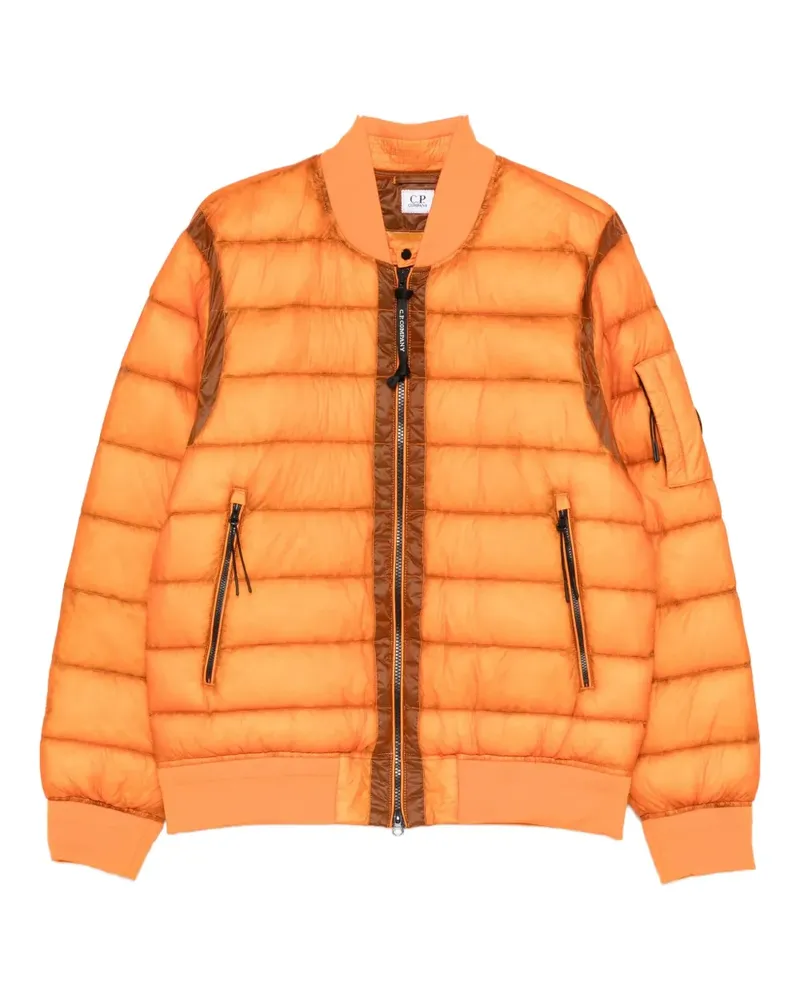 C.P. Company Steppjacke mit Linsen-Detail - Orange Orange
