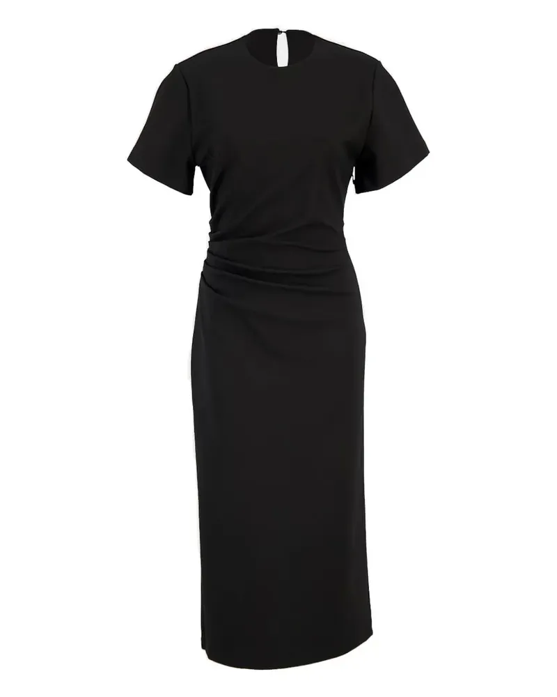 La DoubleJ short-sleeve midi dress - Schwarz Schwarz