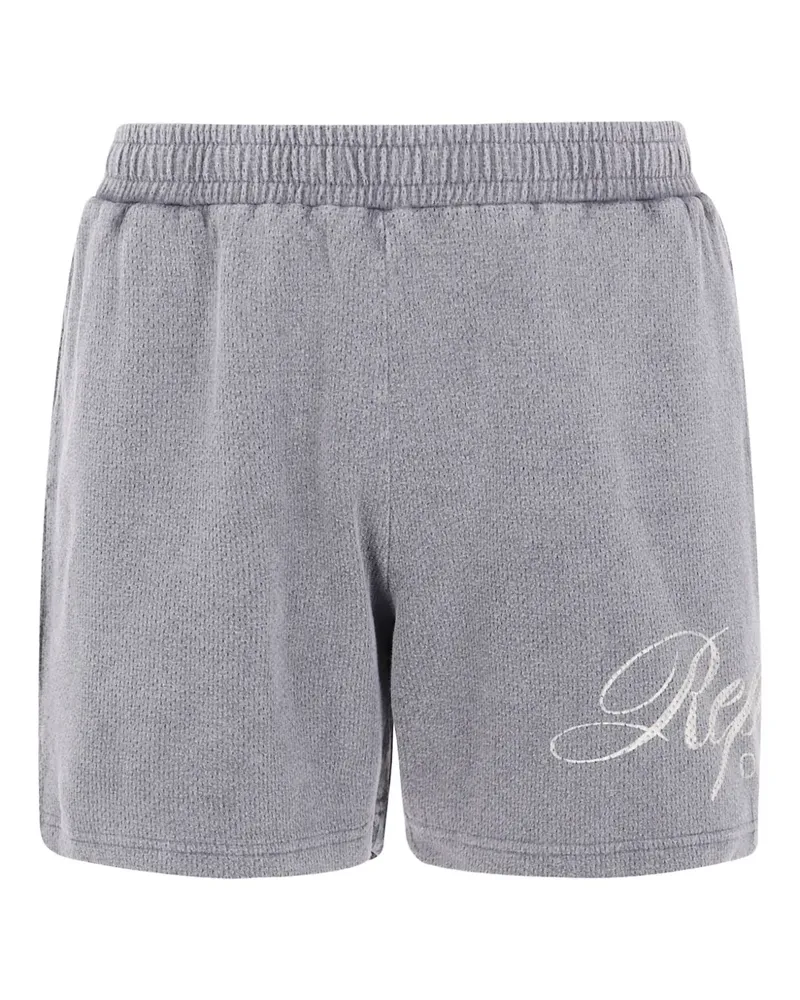 REPRESENT Shorts mit Logo-Print - Grau Grau
