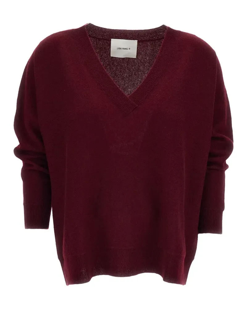 Lisa Yang V-neck cashmere sweater - Rot Rot