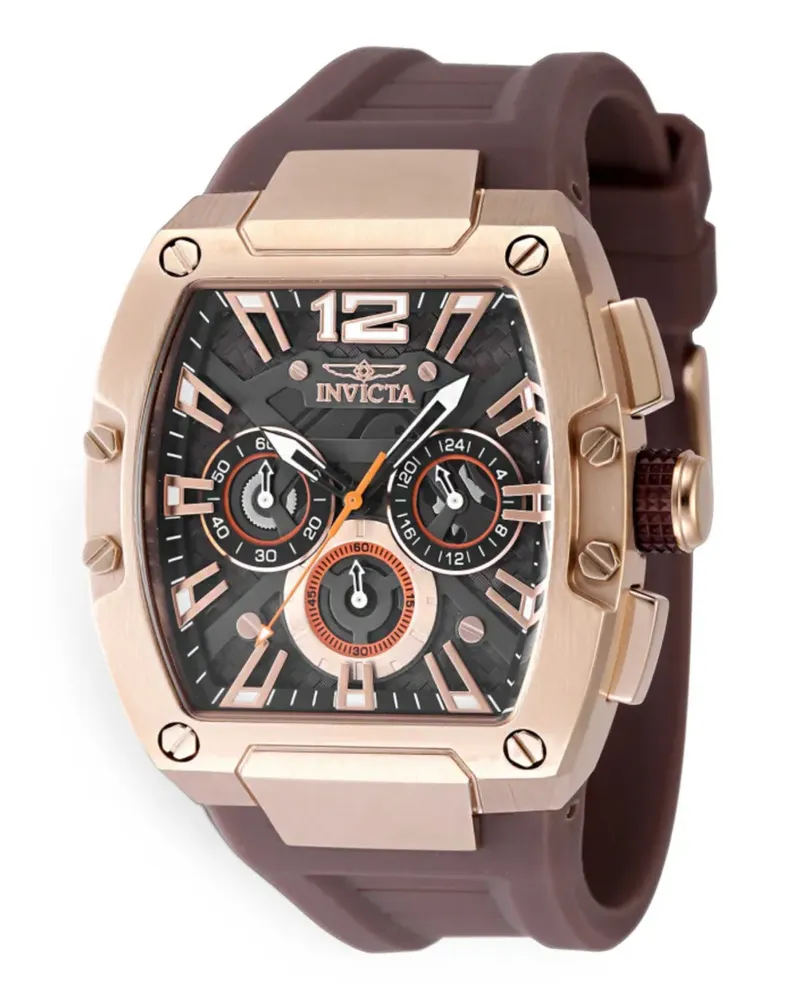 Invicta Racing Uhr 43mm - Schwarz Schwarz