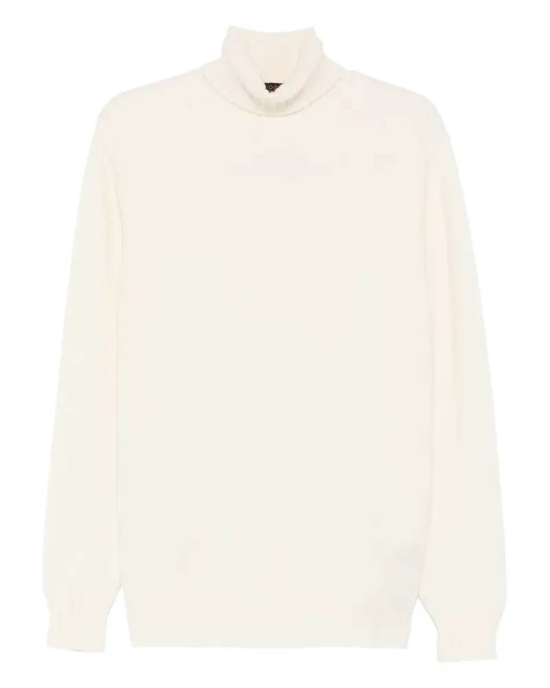 Dell'oglio Pullover mit Rollkragen - Weiß Weiß