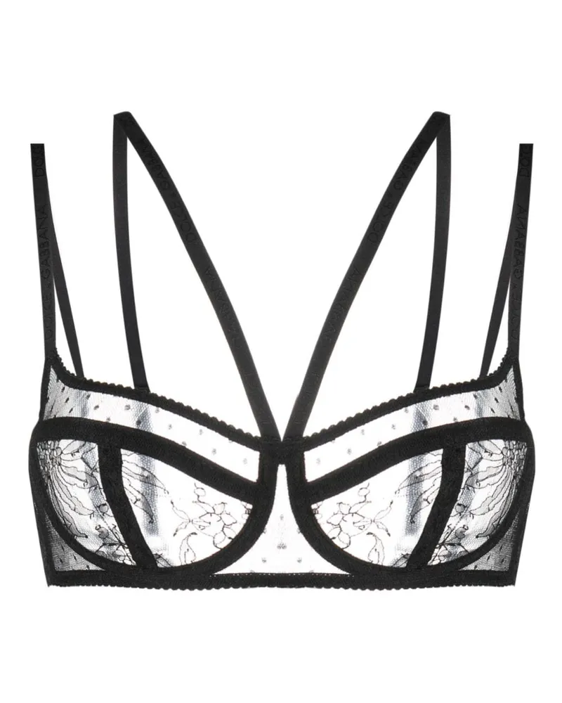 Dolce & Gabbana Balconette-BH aus Spitze - Schwarz Schwarz
