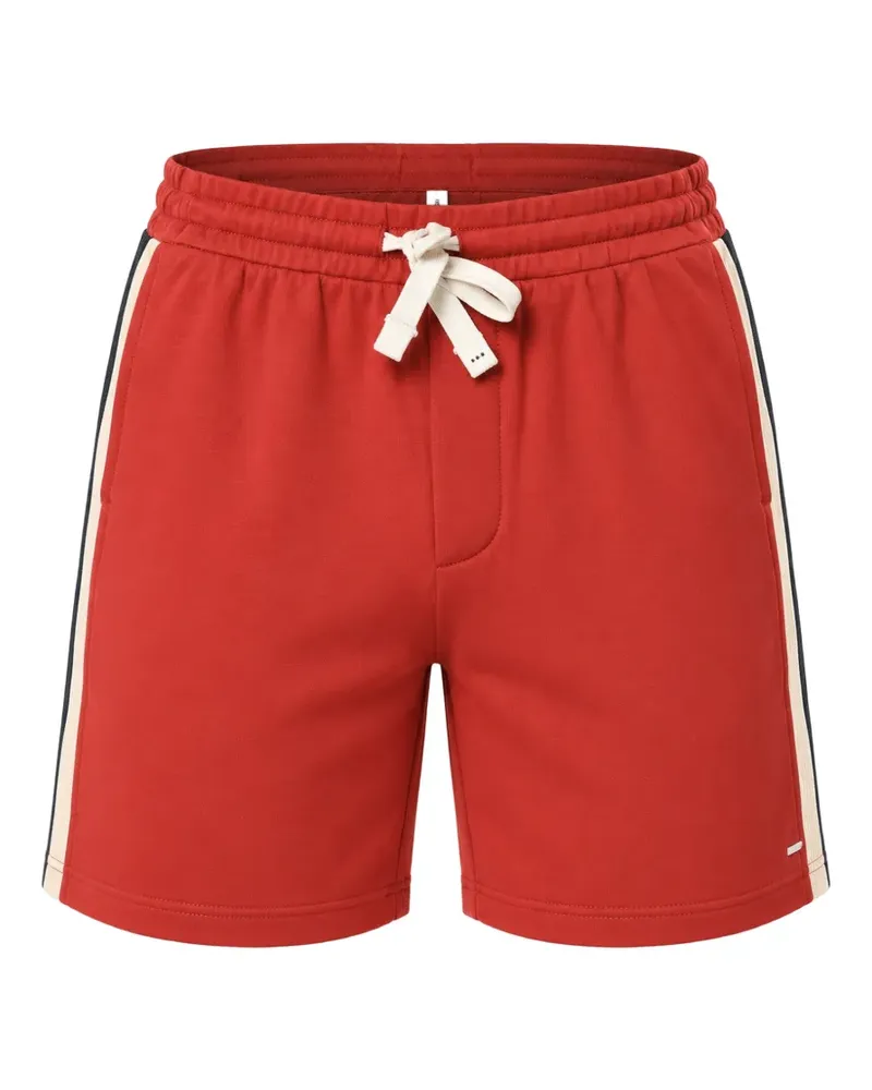 Armani Exchange Shorts mit Streifen - Rot Rot