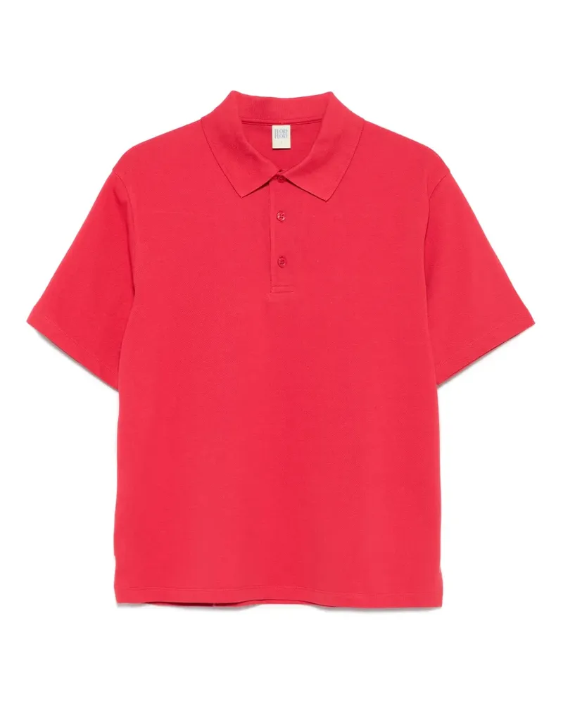 Flore Flore Poloshirt mit kurzen Ärmeln - Rot Rot